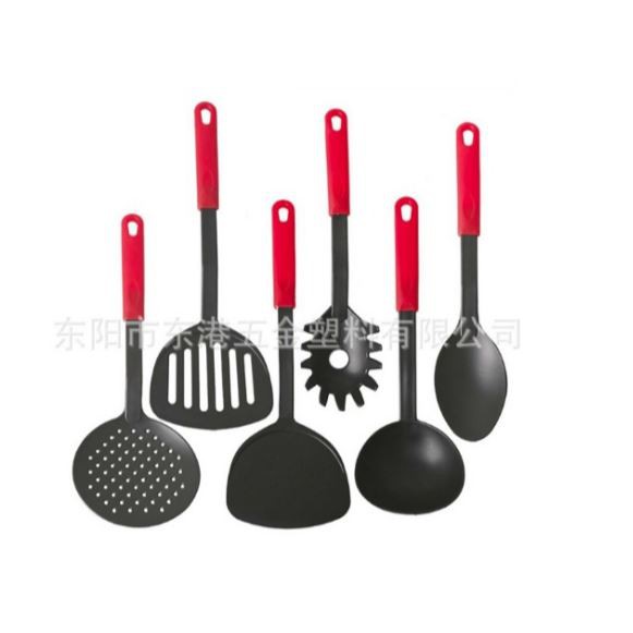 Kitchen Tool Set 7 pcs Spatula Nylon Dengan 6 Macam spatula dan 1 Tang