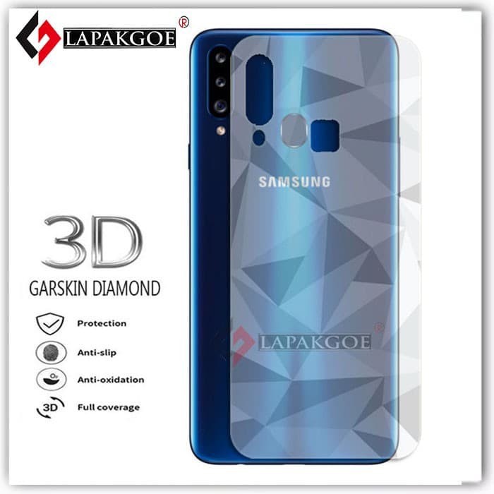 SAMSUNG A02 A02S A01 A01 CORE ANTI GORES BELAKANG SKIN DIAMOND, GARSKIN DIAMOND 3D ANTI JAMUR TRANSPARAN PELINDUNG BELAKANG