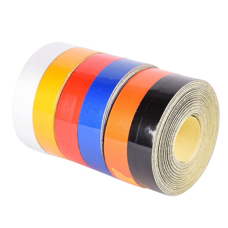 Stiker Roll Tape Reflektif Ukuran 1cm X 5m Untuk Dekorasi Mobil / Truk