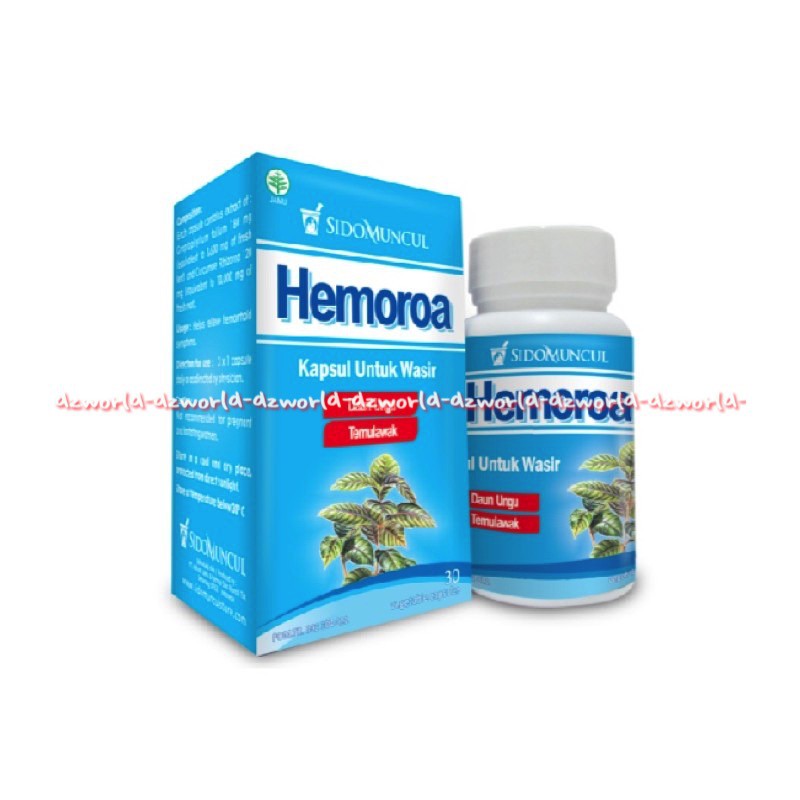 Hemora Sidomuncul Suplemen Herbal Untuk Membantu Meringankan Wasir Dan Sembelit Isi 30 Kapsul