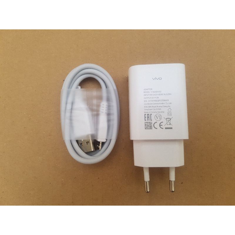 Charger Vivo 2A 5V 10Watt Micro USB Fast Charger V1020 ORIGINAL  100%