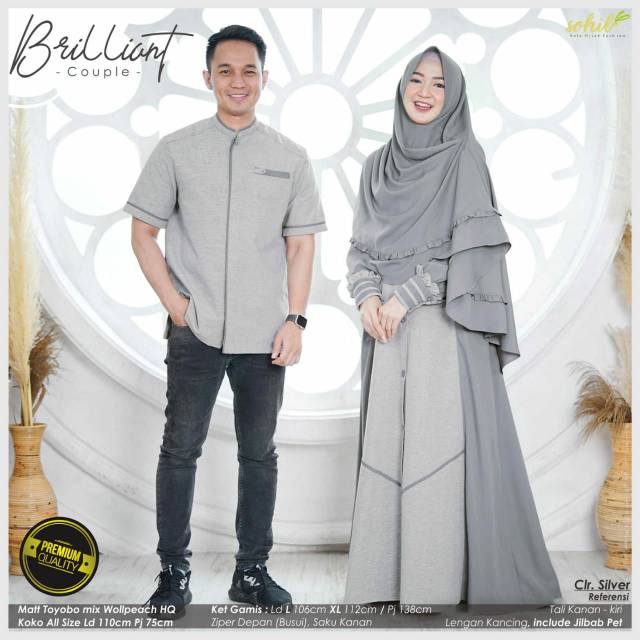 [COUPLE MUSLIM TERBARU] SARIMBIT PASANGAN SARIMBIT KELUARGA COUPLE PASANGAN LEBARAN FASHION MUSLIM