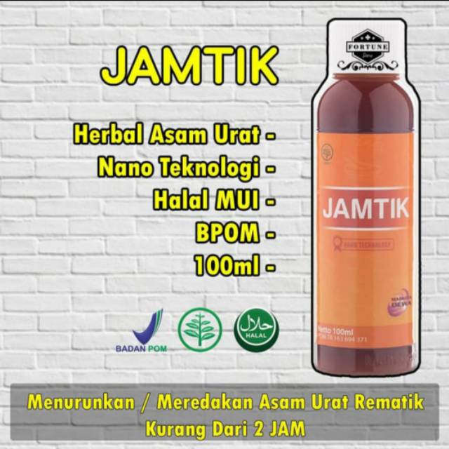 JAMTIK Jamu Rematik 100ml ORIGINAL Herbal Asam Urat Rematik Nyeri Persendian ASLI