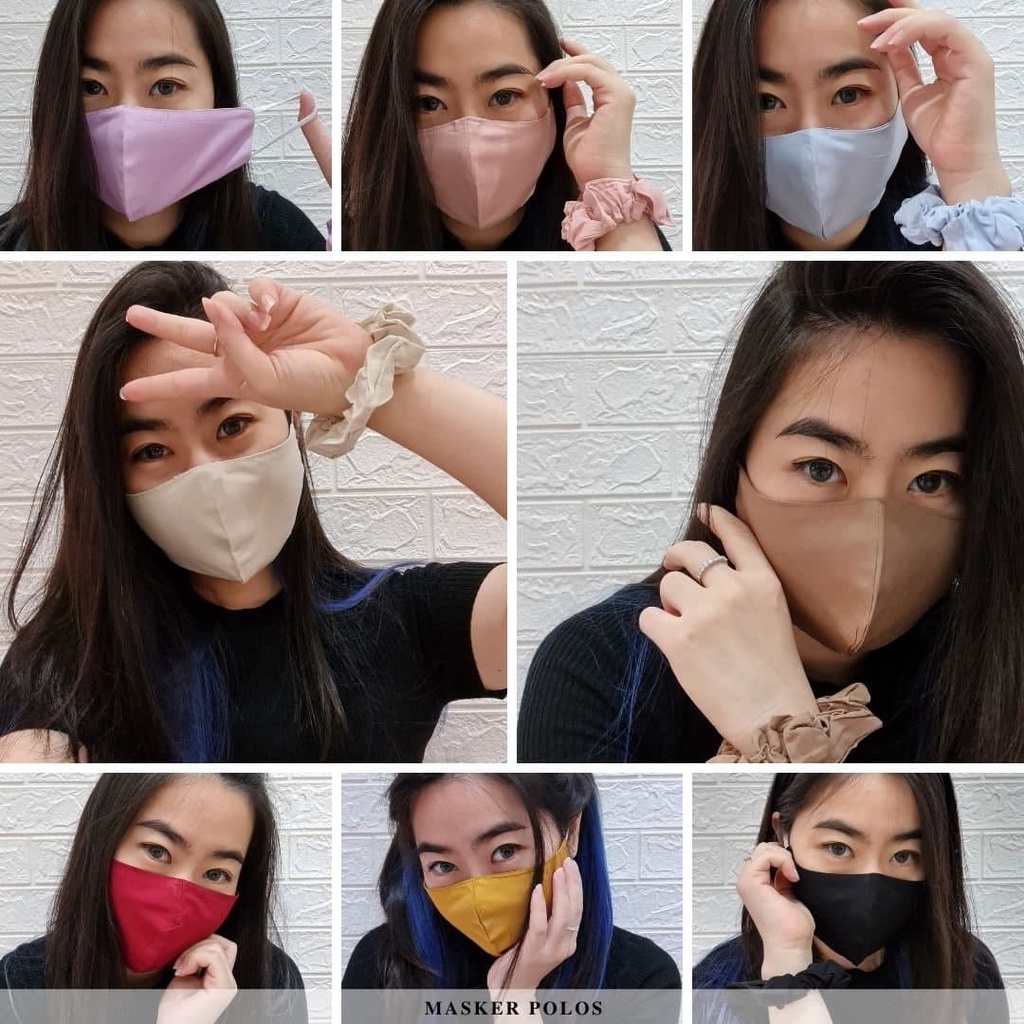 serba goceng 5000 bandana masker scrunchies kunciran gelang pouch