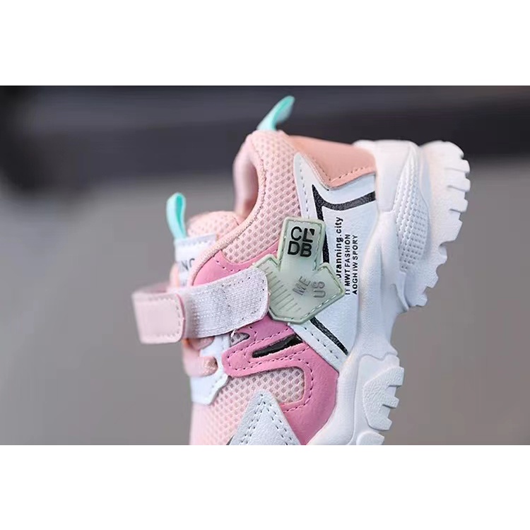 [1KG 2PCS] Babyland Sepatu Anak Laki Laki Perempuan Sneakers Sekolah Gaya Sport Impor