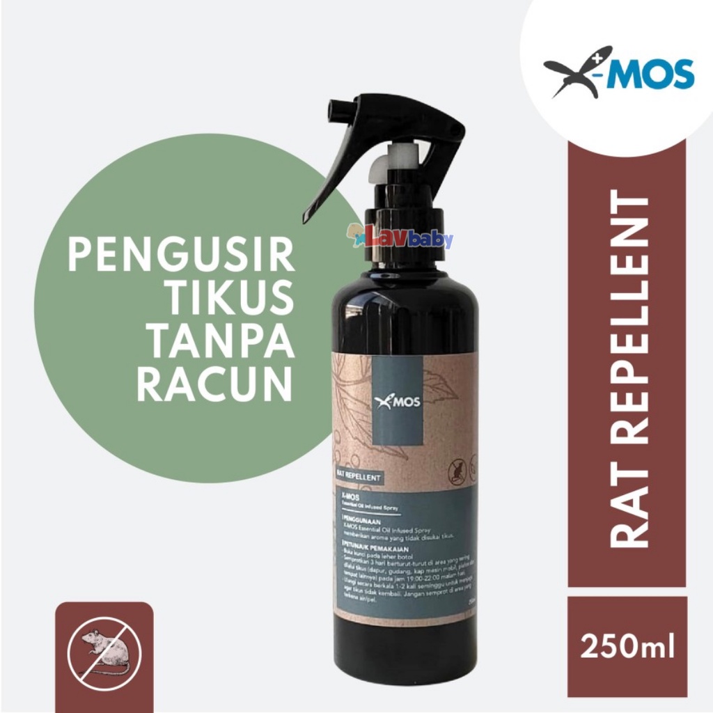 Jual X Mos Rat Lizard Cockroach Repellent Spray Xmos Pengusir Anti