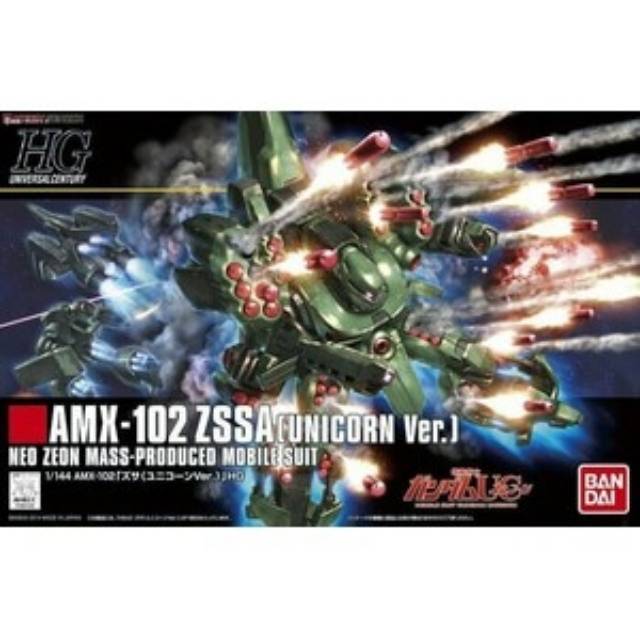 Bandai HG 1/144 AMX-102 Zssa unicorn ver.
