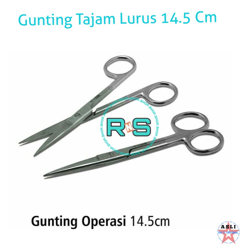 

Gunting Tajam Lurus 14,5 cm Tata Stainless