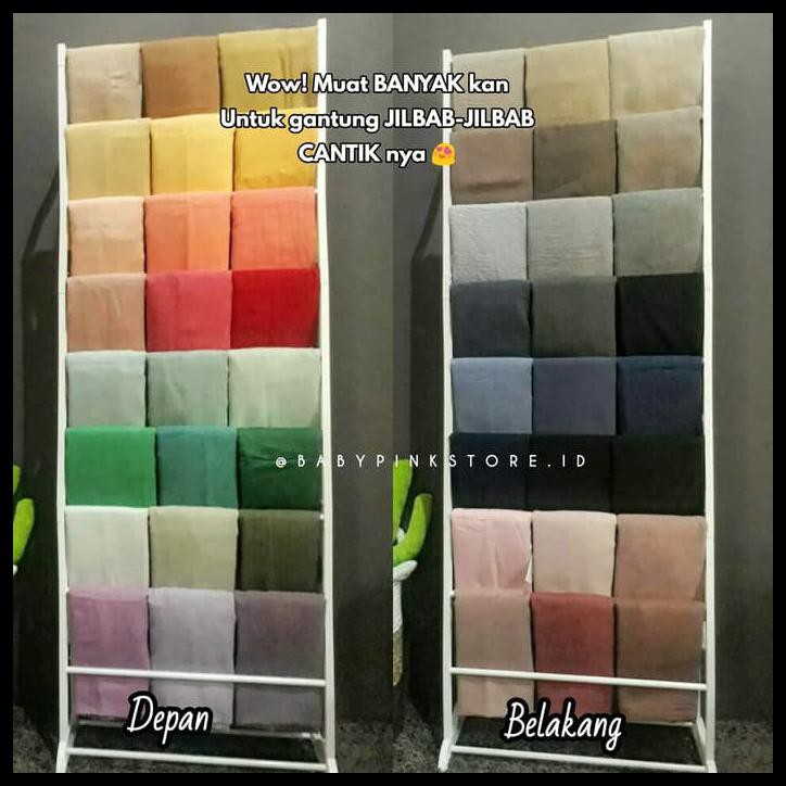 Rak Hijab Kerudung Gantungan Jilbab Kerudung Rak Multifungsi