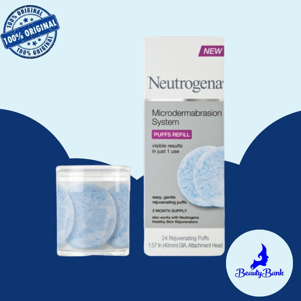 BEAUTYBANK NEUTROGENA MICRODERMABRASION SYSTEM PUFFS ( REFILL