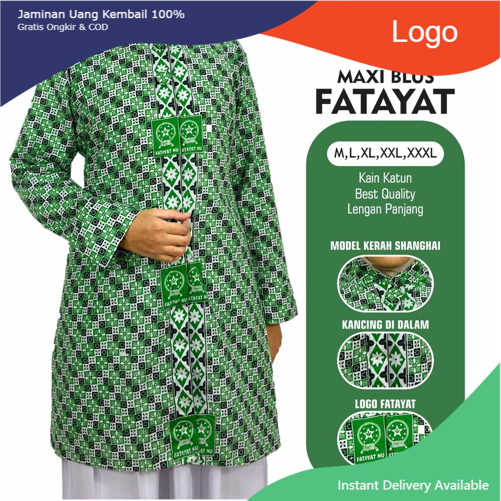 Blus Fatayat Tunik Fatayat Atasan Fatayat