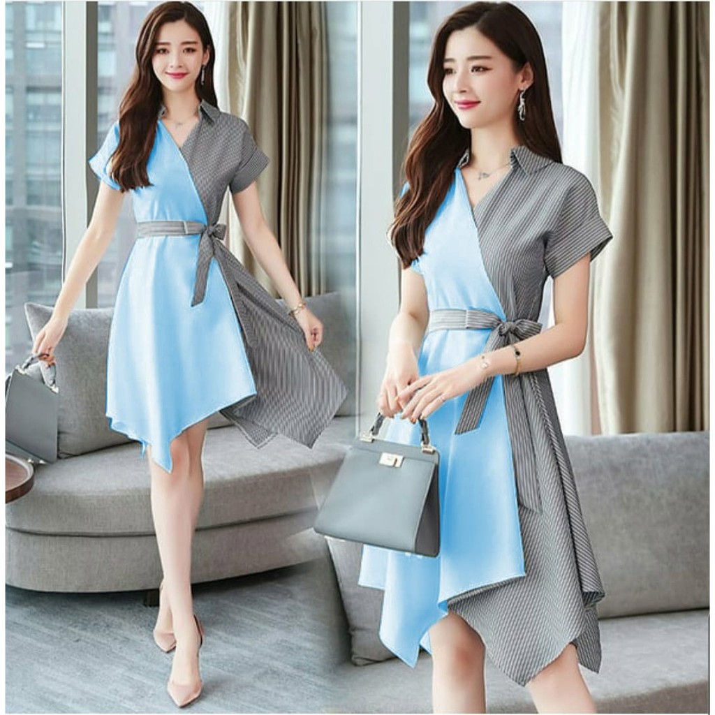 [ MOCIIESHOP ] dres laluna / mc / baju dress / dress salur / baju dress wanita / dress / dres / dres