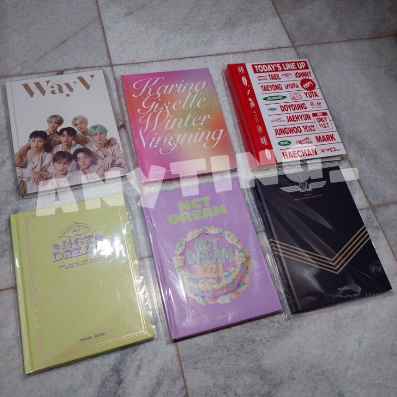 DIARY MINI BROCHURE SEASON GREETINGS SG 2021 2022 NCT DREAM 127 WAYV AESPA