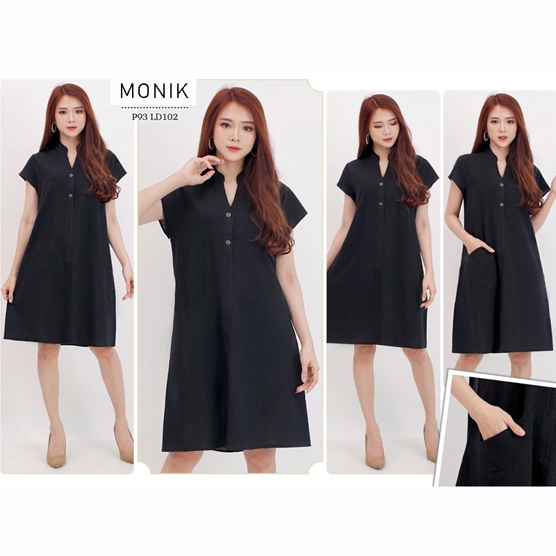 MONIK DRESS - Dress Wanita Terusan Wanita