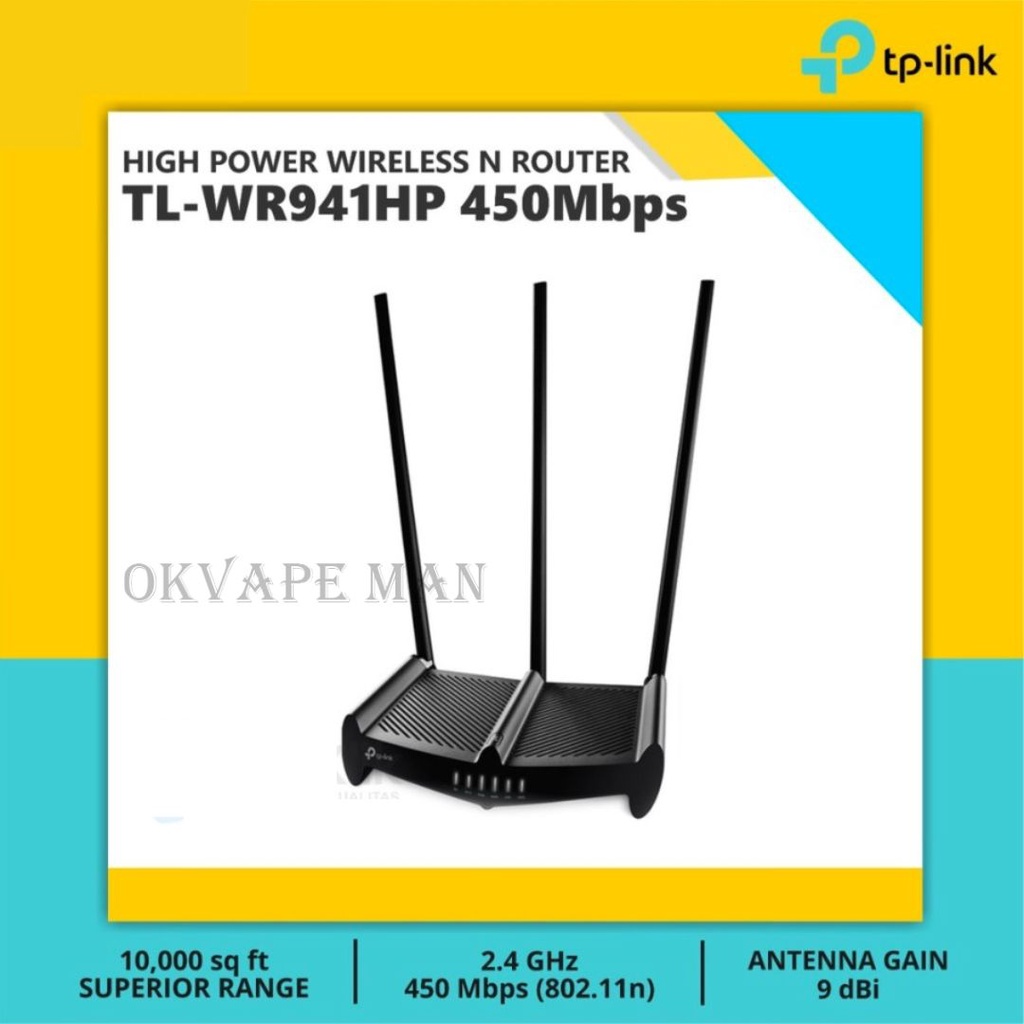 Wireless N Router TP Link TL-WR941HP 450Mbps -Router TPLink TL WR941HP