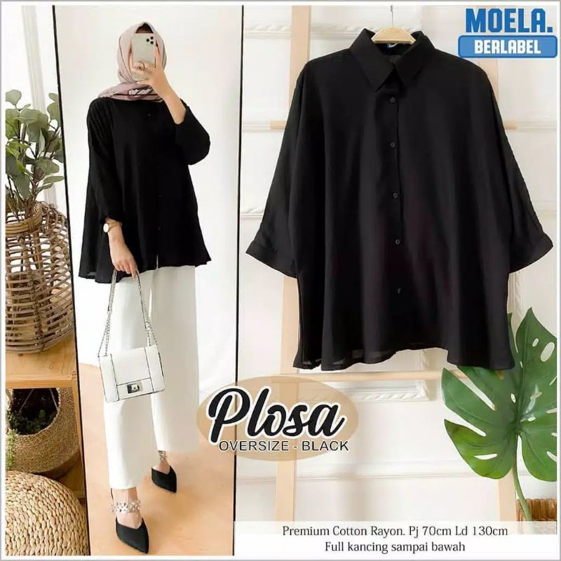 ADEBA - PLOSA BLOUSE WANITA OVERSIZE JUMBO BAHAN RAYON