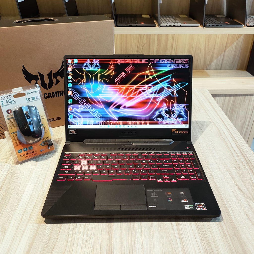 ASUS TUF GAMING FX506IV (Ryzen 9 4900H) Ram 8gb Ssd 512gb Dual VGA NVIDIA GeForce RTX 2060 (6GB)