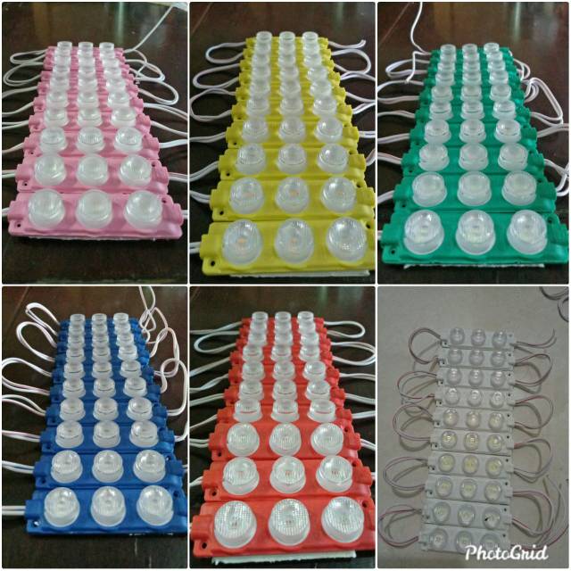 lampu Kolong / Lampu bak truk LED 3 MATA 24VOLT 3Watt Samsung