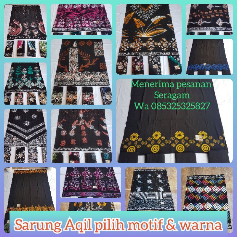 Sarung aqil pilih motif