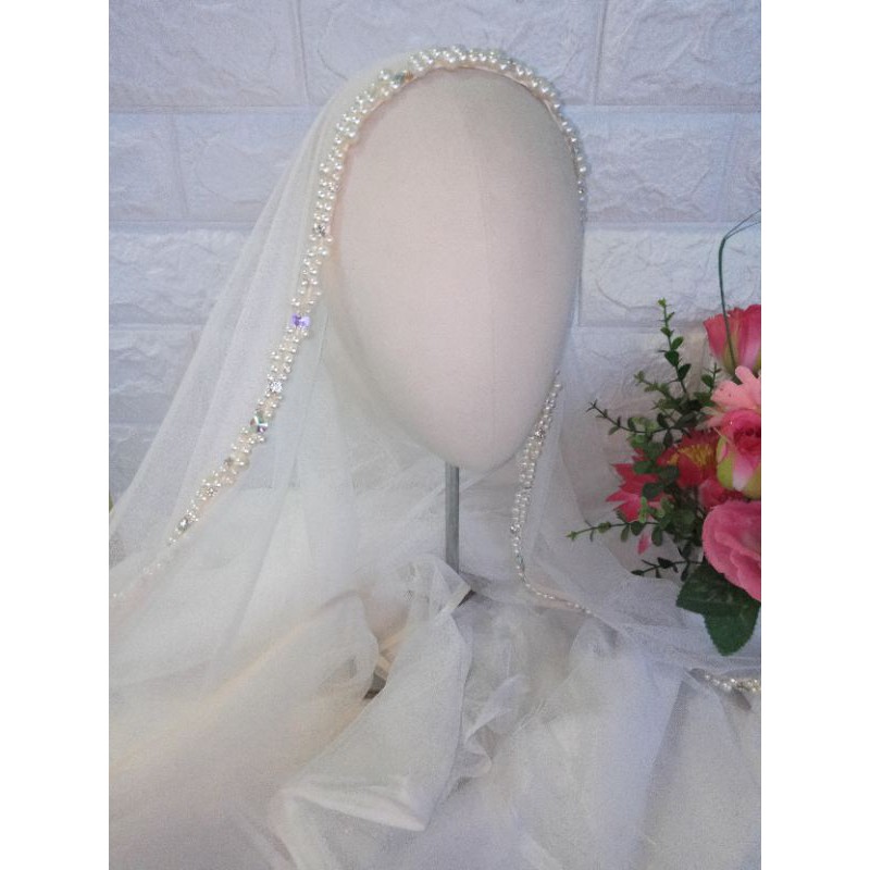 veil pengantin||kerudung pengantin