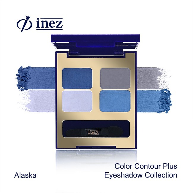 Inez Eye Shadow Collection Eyeshadow Pallete 4 Warna