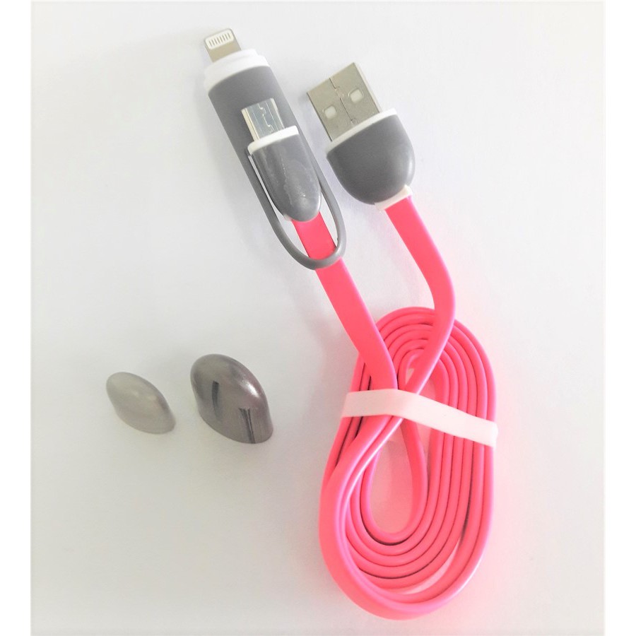 Kabel Micro USB &amp; iPhone Lighting Adaptor - 64970
