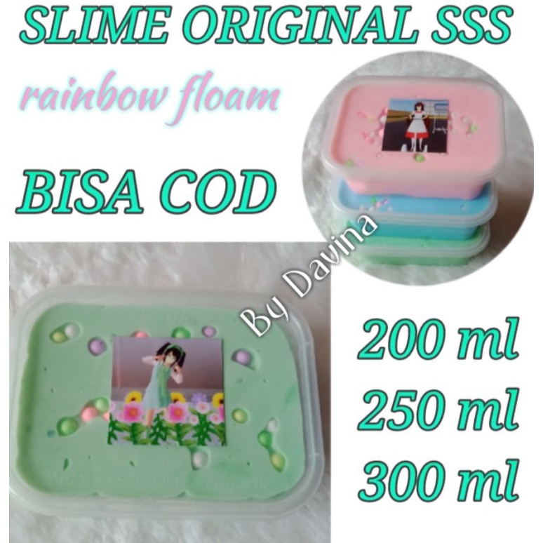 By Davina Slime Mainan Anak Stiker S3 Sakura School Simulator Slem Original 200,250,300 Ml
