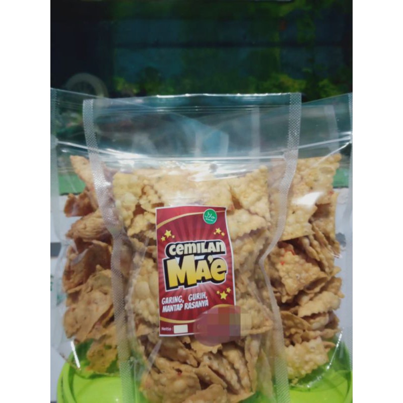 Ladrang cemilan khas bali khalal/keripik bawang viral/berat 200 gr