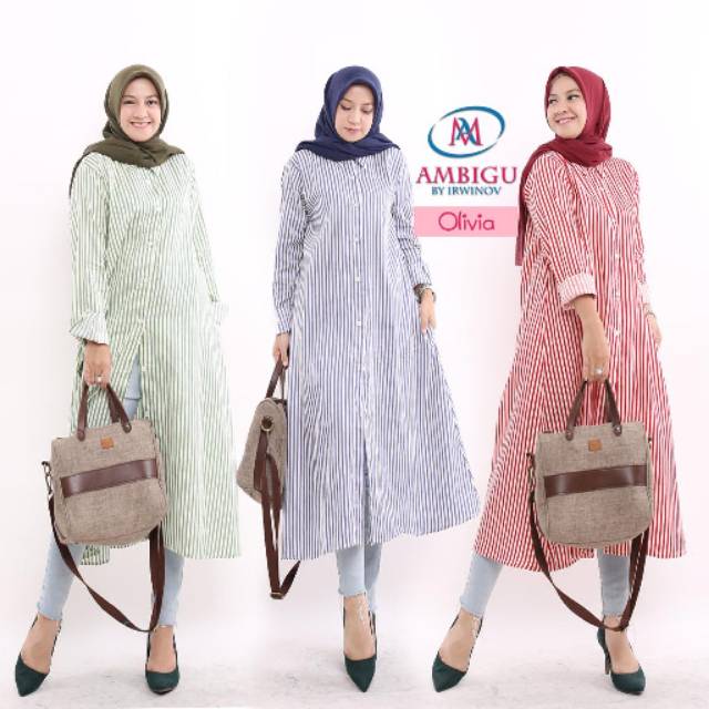 Olivia tunik original ambigu by irwinov