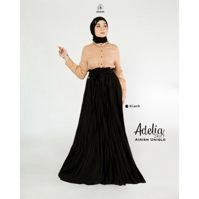 PO ROK PLISKET ADELIA SKIRT AIRISM UNIQLO BY AR-RAFI