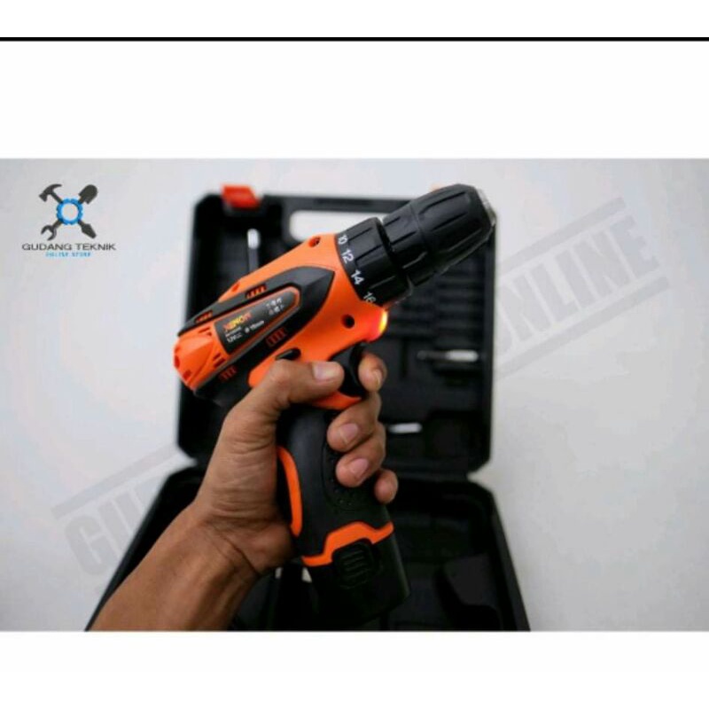 Cordless Drill 12V XENON CDD505 - Mesin Bor Baterai Xenon CDD 505 12 V murah dan berkualitas