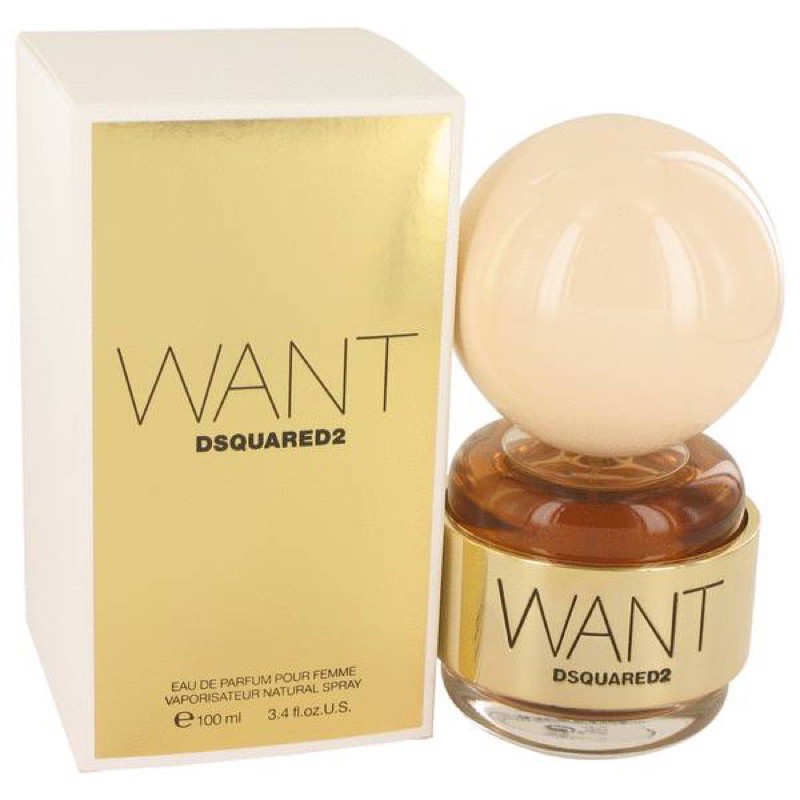 PARFUM ORIGINAL EROPA Dsquared2 Want Pour Femme EDP 100ml PARFUME WANITA / PARFUM WANITA