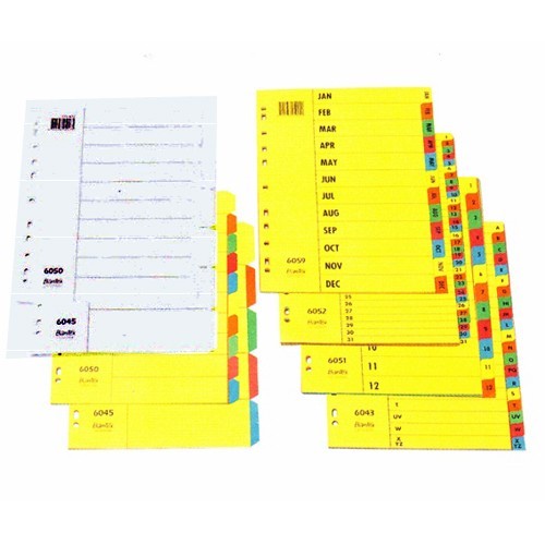 

Update Bantex 6059 Divider Karton (A4, Jan-Des) Diskon