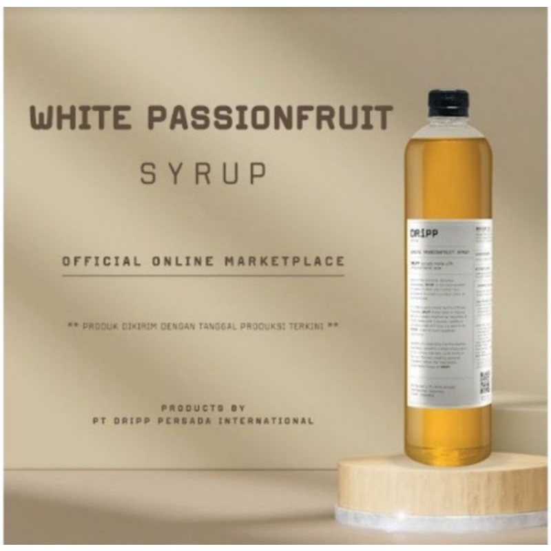 

DRIPP WHITE PASSIONFRUIT SYRUP 760 ML