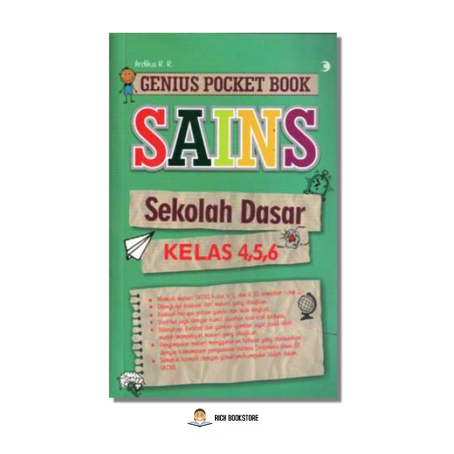 GENIUS POCKET BOOK SAINS SD KELAS 4, 5, 6