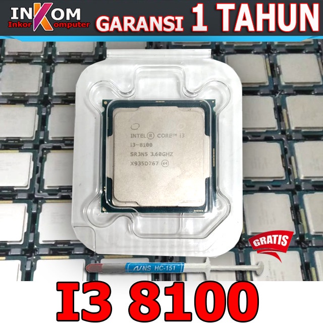 Intel Core Processor i3 8100 LGA1151 3.60Ghz