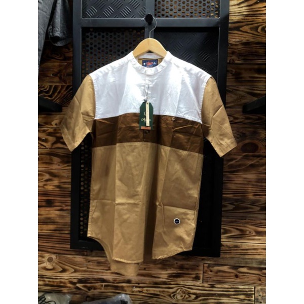 BAJU KEMEJA KOKO KEMKO PRIA LENGAN PENDEK KOMBINASI NEW MODEL SOFT COTTON TERBARU ORIGINAL AGERA VINTAGE