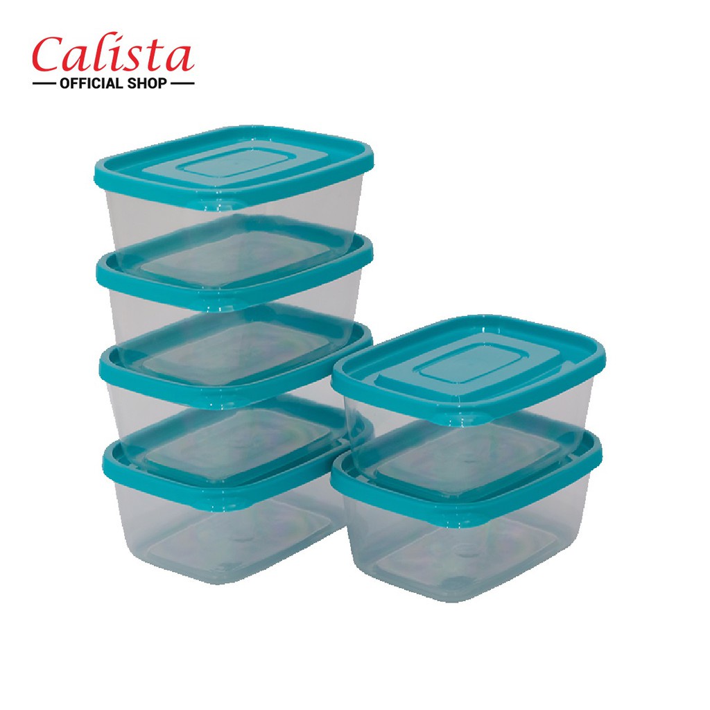Toples Calista Furano Sealware isi 6pcs Food Container Makanan Kulkas Set Toples Kulkas dan Penyimpa
