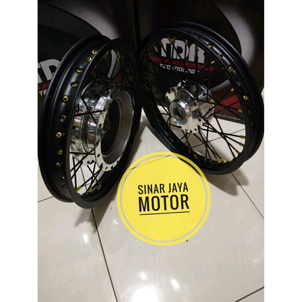 paketan velg tromol jari jari ring 14  mio. mio j. fino.  cod 58