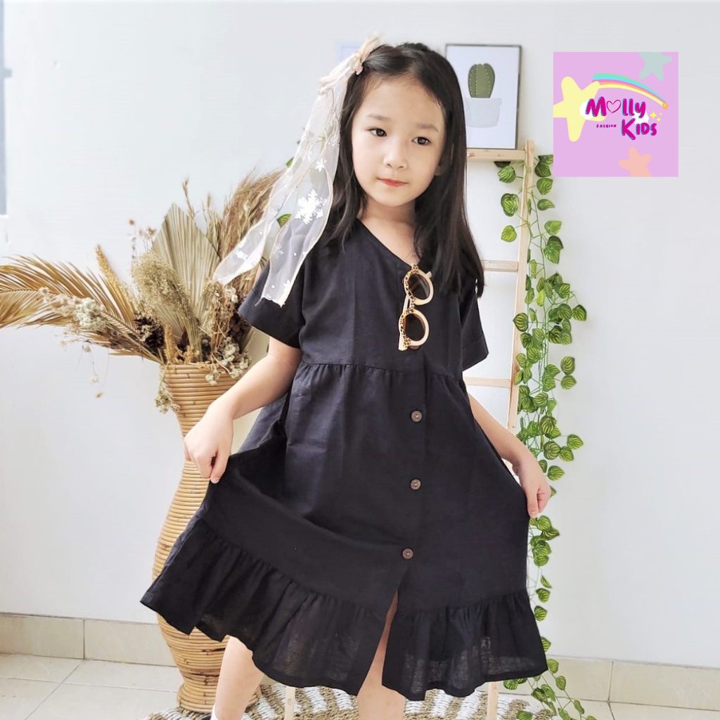 DRESS IYONA/DRESS ANAK/DRESS LINEN