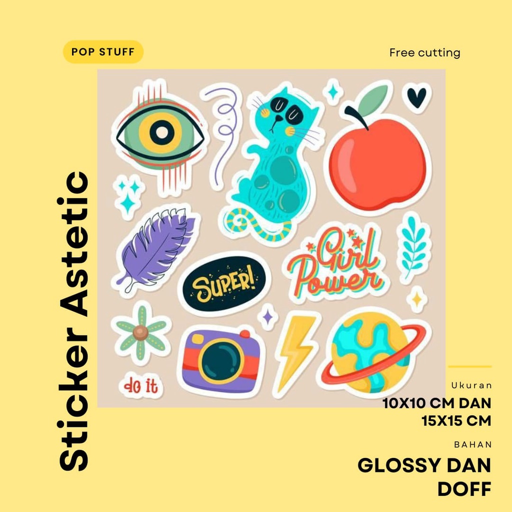 

STIKER PACK AESTETIC | STIKER UNIK | STIKER POP ART | STICKER TUMBLR | STICKER HP | STIKER LAPTOP | STIKER DINDING | STIKER MOTOR | MOBIL | HELM