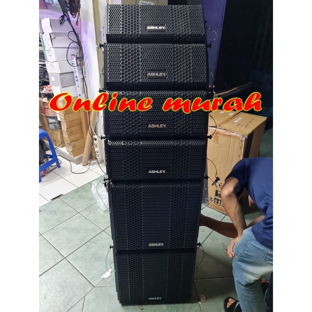 paket mini line array ashley soundminiature 4 array 2 sub original