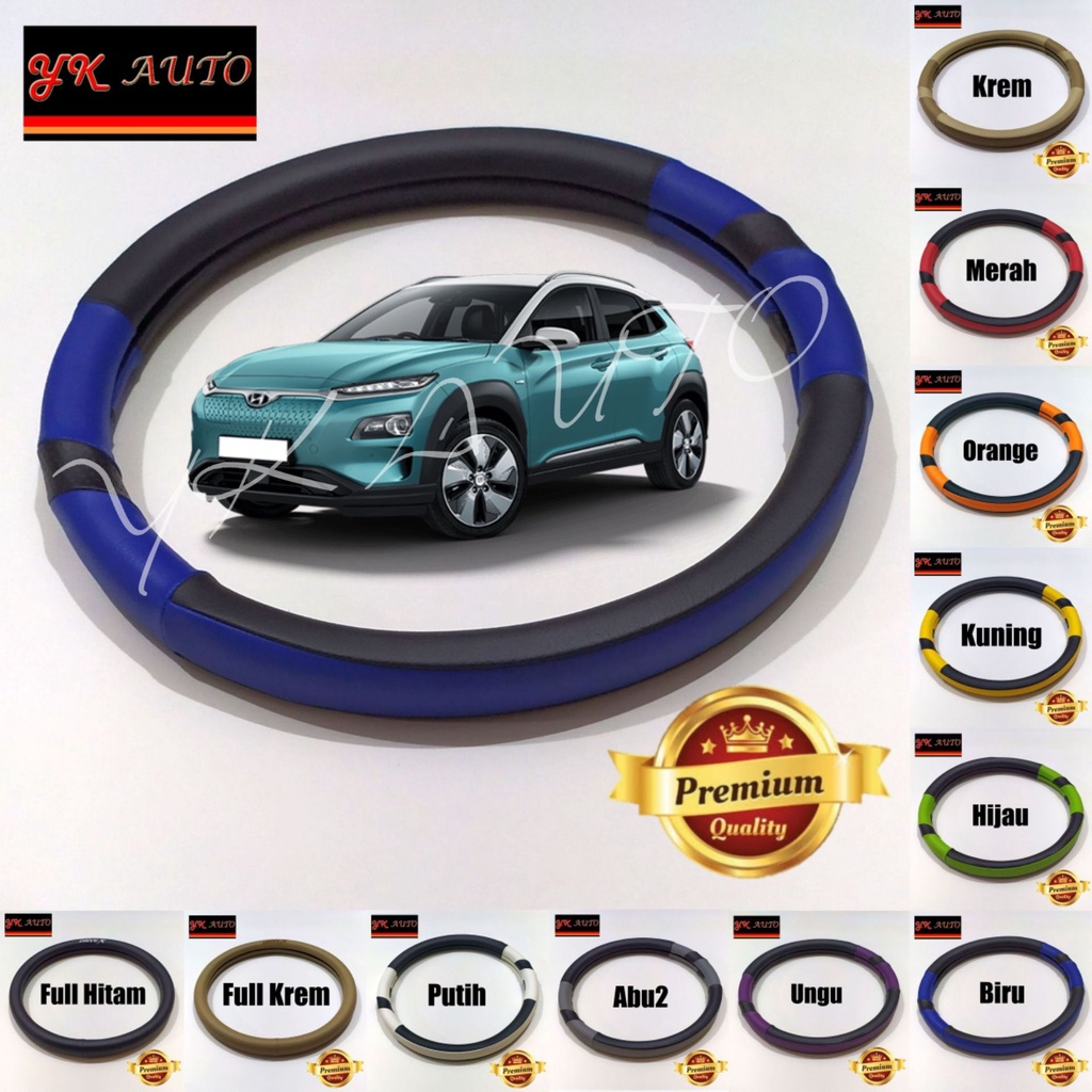 Cover Stir Hyundai Kona Sarung Setir Kona Cover Steer Kona DX YK AUTO