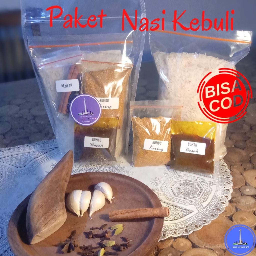 

Paket Nasi Kebuli dan beras basmati 1 kg