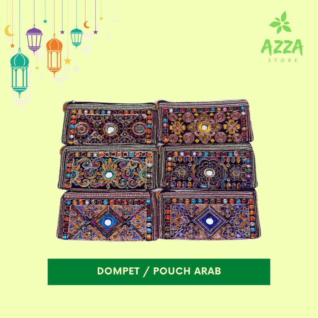 Pouch Dompet Arab / Dompet Oleh Oleh Haji &amp; Umroh