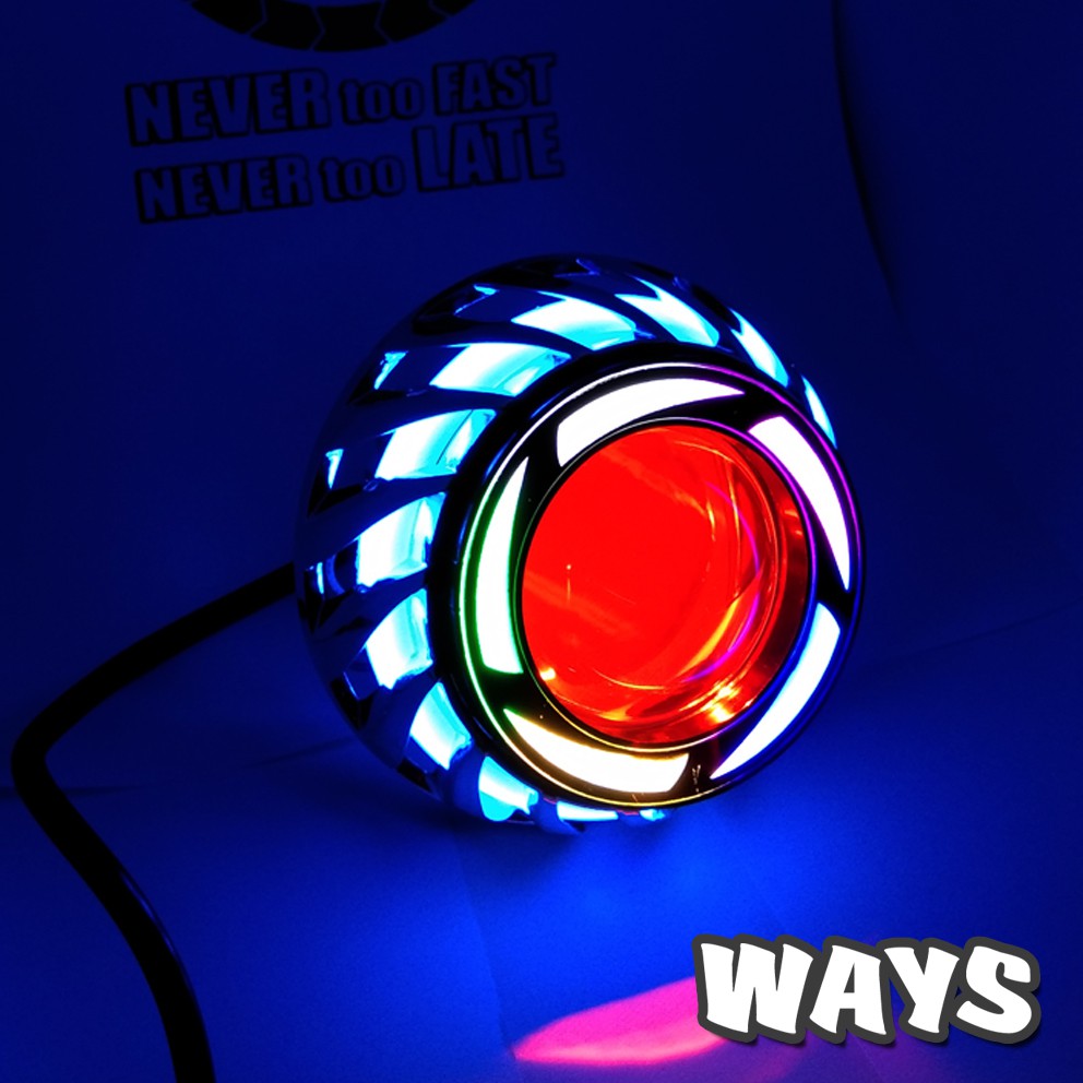 [L070] Lampu Depan Projie LED Rainbow Kipas Motor Mio Soul Beat Xeon Xride Scoopy Fino Vixion Ninja