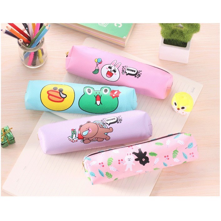 

tempat pensil motif line froends