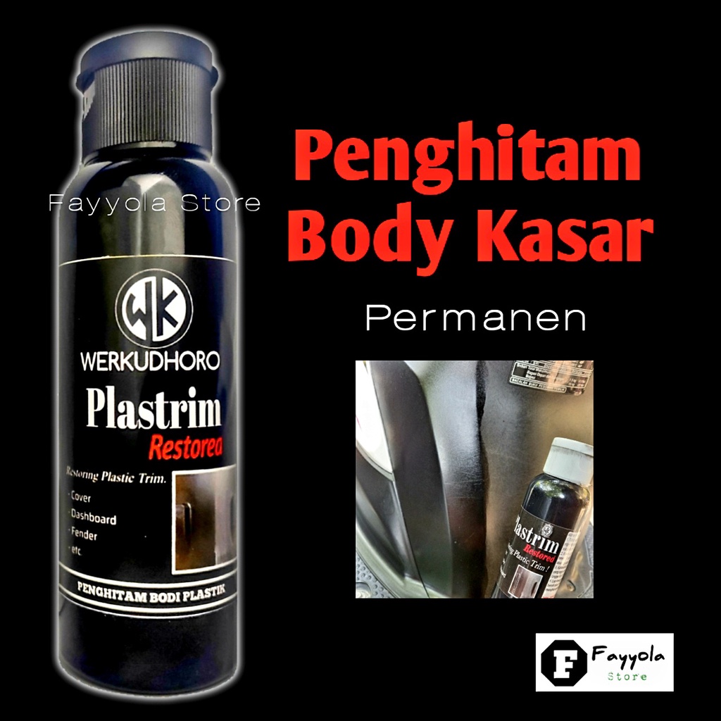 [Paket 3] Rubbing Compound - Plastrim Restored - Insta Sparkling / Penghitam &amp; Pengkilap Motor