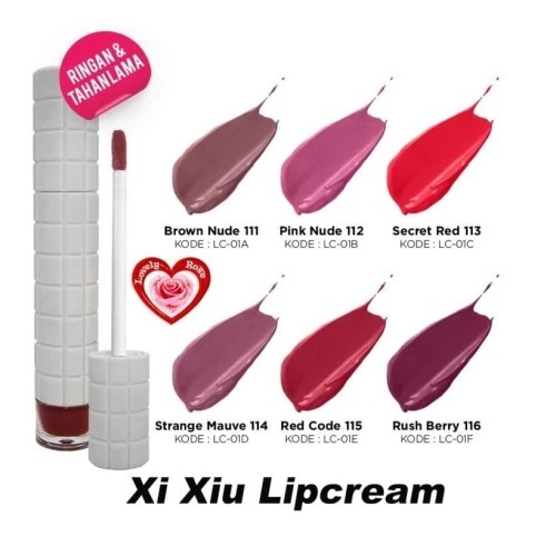 Xi Xiu Lip Cream Matte Halal BPOM | XIXIU Lipcream Mate