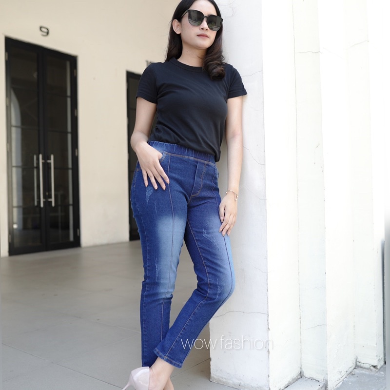 SEON CELANA JEANS WANITA - CELANA JEANS STRECT WANITA SEON